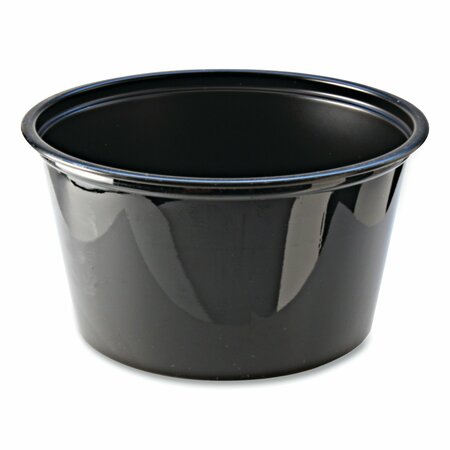 FABRI-KAL Portion Cups, 4 oz, Black, 2500PK 9505145
